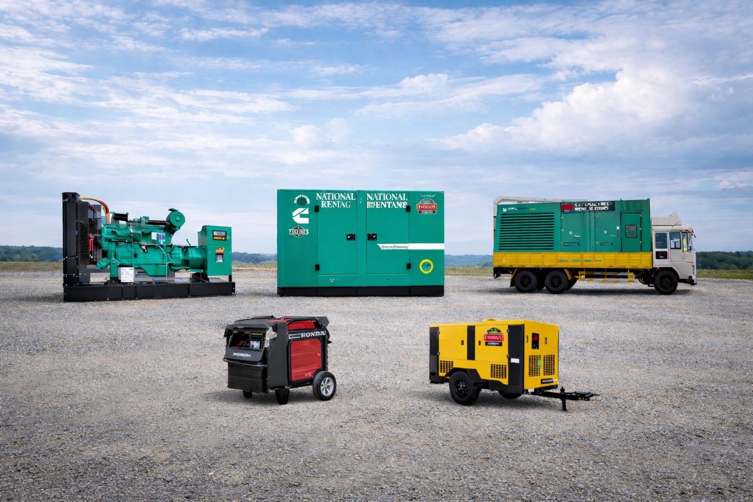Tools Generators For Rent Generator On Rent - National Hiring